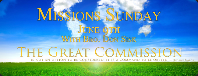 Missions Sunday