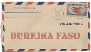 Recent missionary letter from Burkina Faso