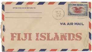 Recent missionary letter from the Fiji Islands