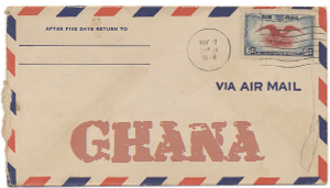 Recent missionary letter from Ghana